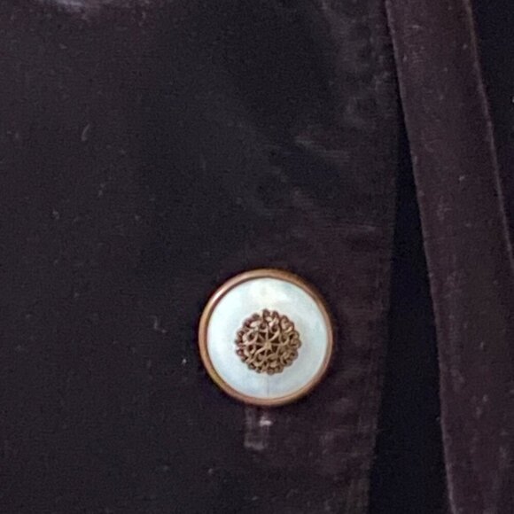 La Belle Black Long Sleeve Button Down Jacket Blazer Size 13 - Picture 12 of 12